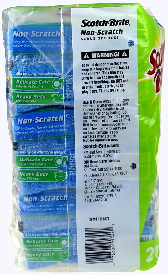 Scotch -Brite Non Scratch Scrub sponges - Image 2