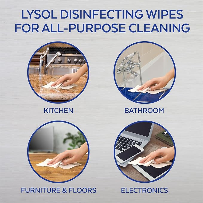 Lysol Disinfecting Wipes To-Go Pack, Lemon Scent - Image 6