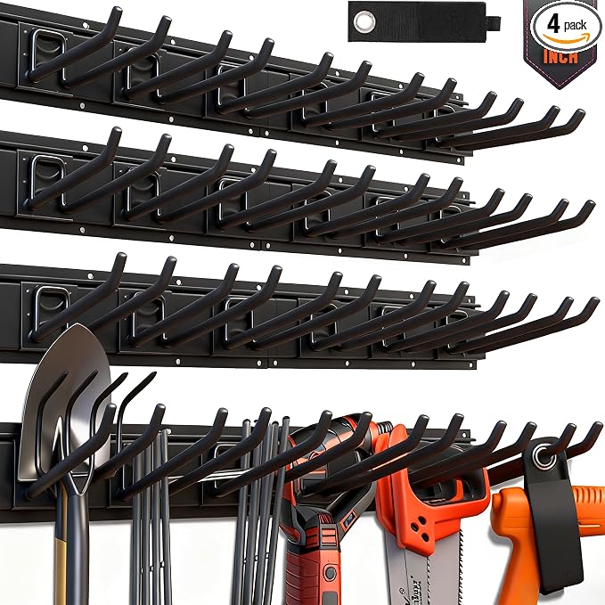 HORUSDY 64-Inch Heavy Duty Garage Organization Rack, 14 Packs Max Load 600LB by HORUSDY