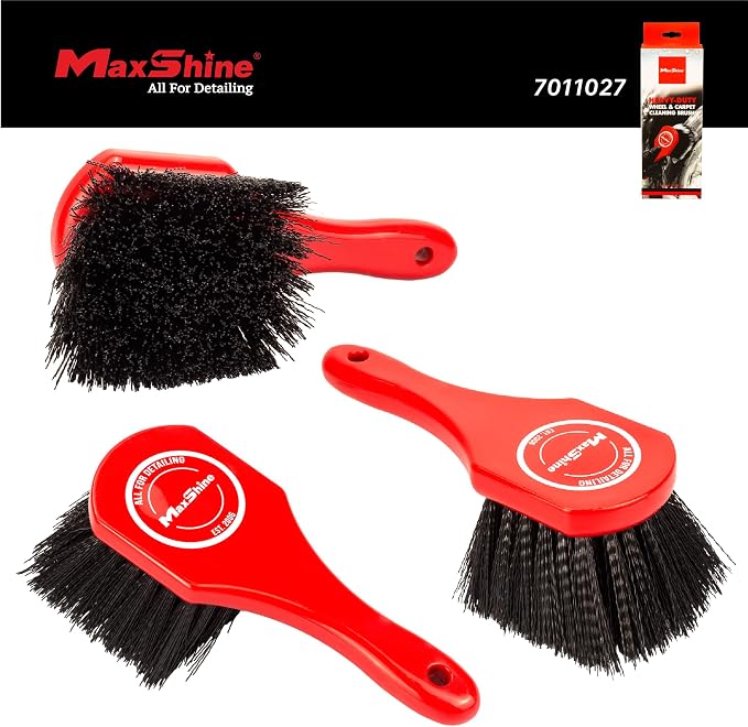 Maxshine Universal Heavy-Duty Tire & Carpet Cleaning Brush – Ultimate Scrubber - Image 3