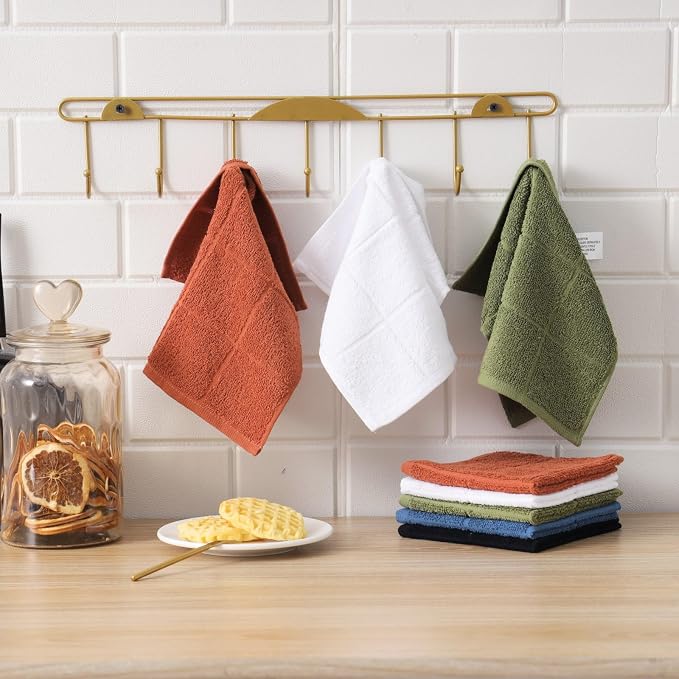 Glynniss Dishcloths Kitchen Highly Absorbent Dish Rags 100% Cotton Dish Cloths - Image 3