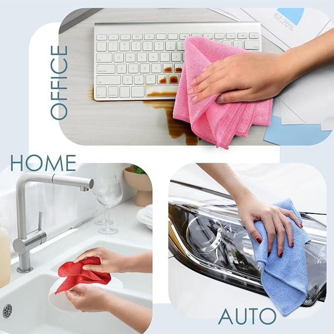 Hearth & Harbor Microfiber Cleaning Cloth, Microfiber Towels - Image 6