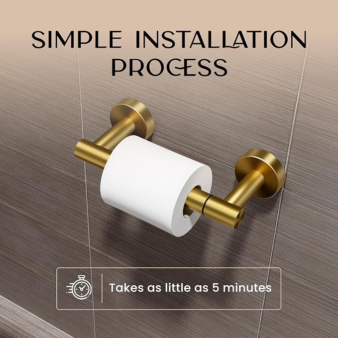 Day Moon™ Gold Toilet Paper Holder - Image 4