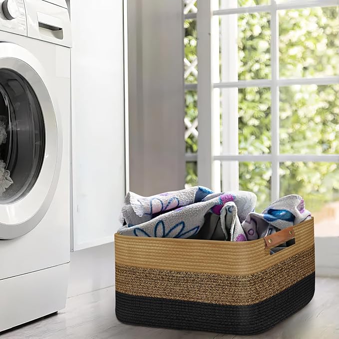 Large Collapsible Laundry Basket, Clothes Hamper - Image 4