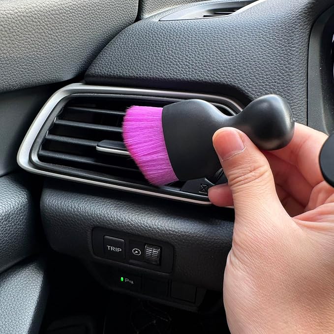 Car Detailing Brush, Soft Bristle Cleaning Brush, Scratch-Free Auto Duster Tool - Image 5