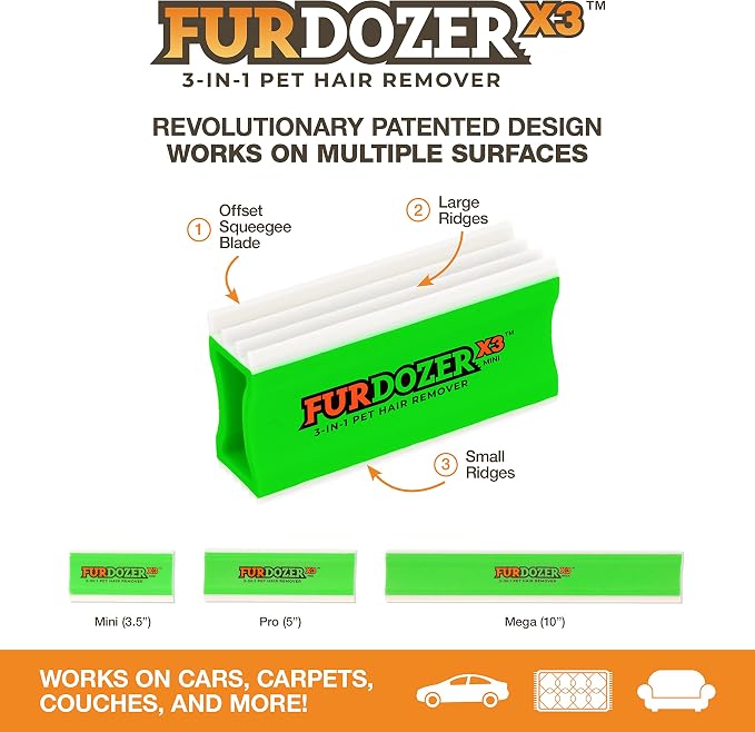 FurDozer Pet Hair Remover & Auto Detailing Tools - Image 2