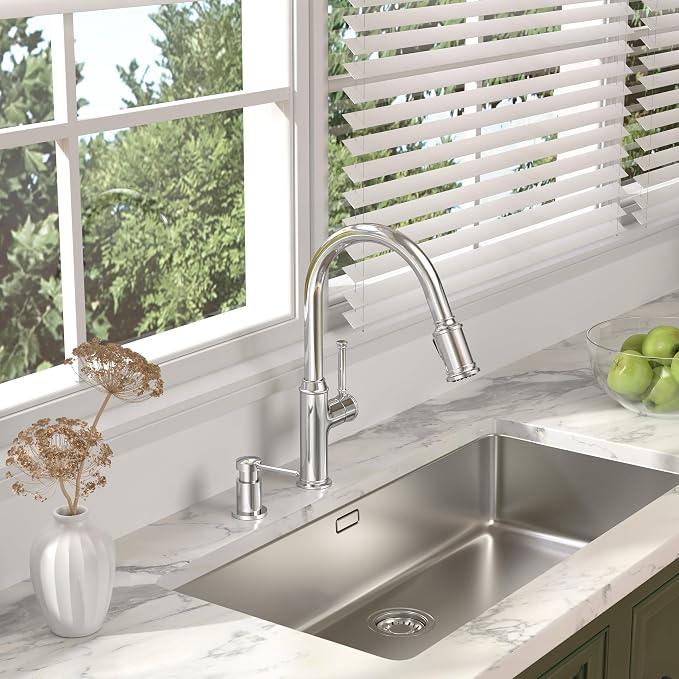 Lava Odoro Chrome Soap Dispenser - Image 2