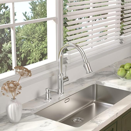 Lava Odoro Chrome Soap Dispenser - Image 2