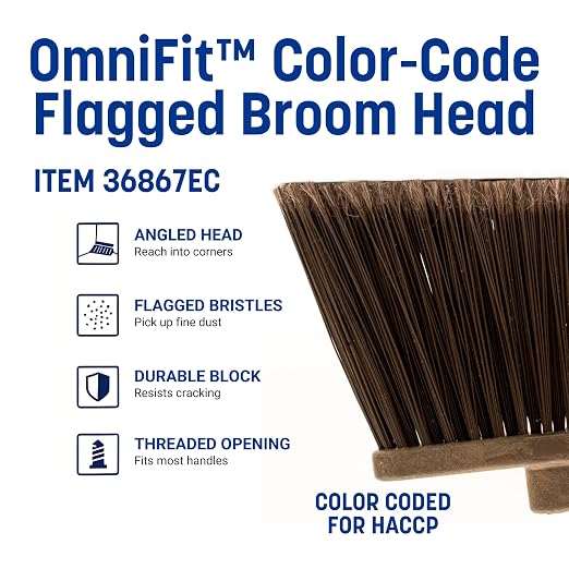 SPARTA Plastic Broom Head, Flagged - Image 3