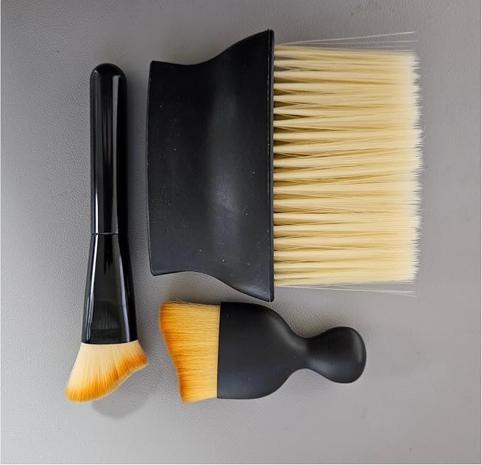 BE:Trend URBAN CAR Multi-Purpose Cleaning Brush Set – 3-Piece Detailing Kit - Image 6
