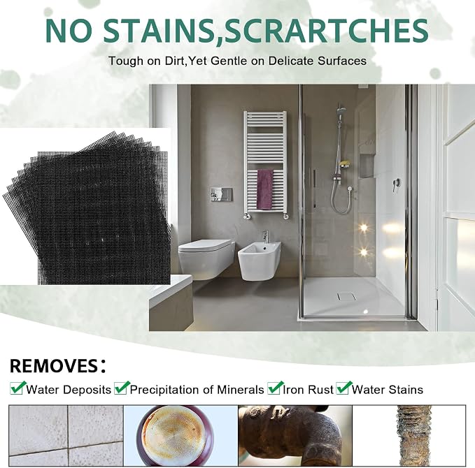 Skyley 12 Pack Flexible Scrubbing Screen Cleaning Mesh - Image 4