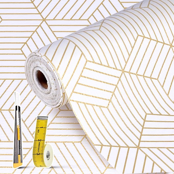 Shelf Liners for Kitchen Cabinets Non Adhesive Shelf Liner Paper Non-Slip by Oneoftheworld