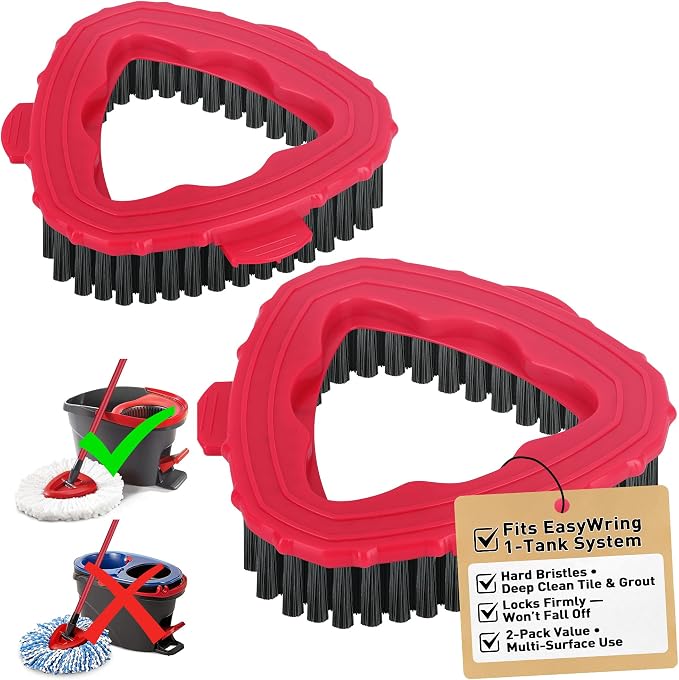 2 Pack Scrub Brush Head Compatible by DiscountPartsDirect