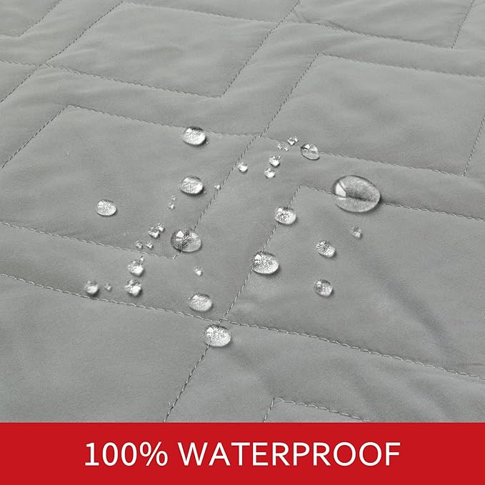 Waterproof Blanket 2 Pack Dog Bed Cover with Non-Skid Bottom, Couch Cover for Dogs, Mattress Protector Furniture Protector, Bed Couch Sofa(52" X 82")