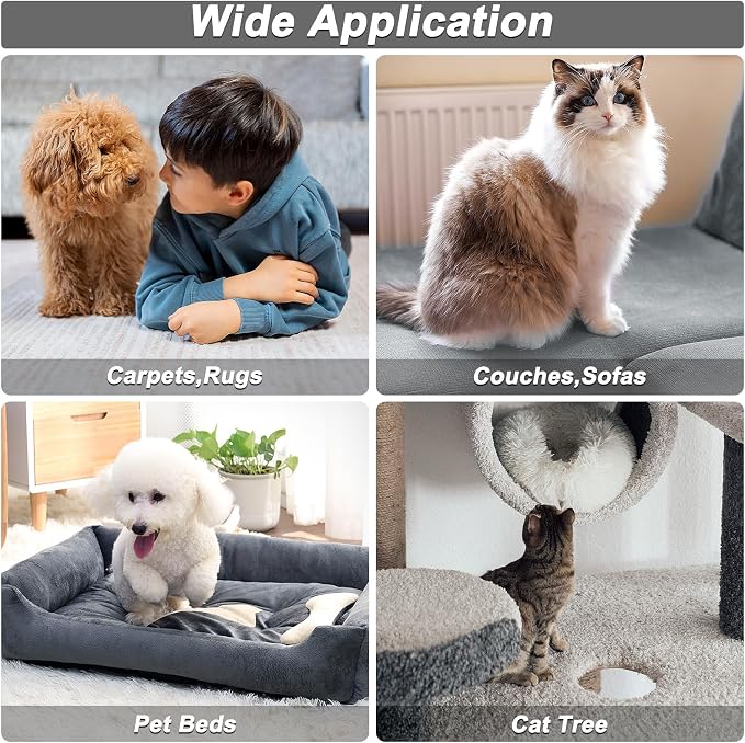 B-Land Carpet Rake for Pet Hair Removal, Reusable Pet Hair Remover - Image 7