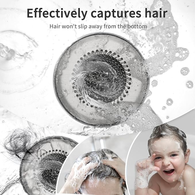 Shower Drain Hair Catcher, Fast Drainage Bathtub Drain Hair Catcher, Easy Clean - Image 3
