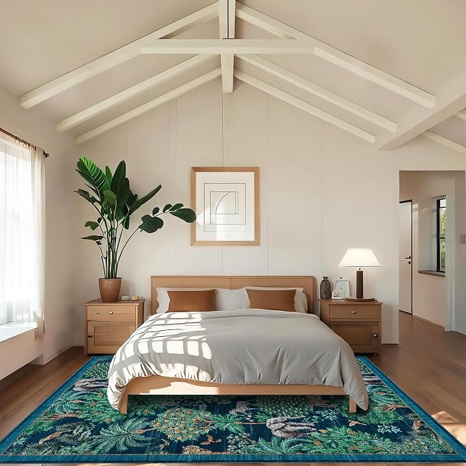 GarveeHome Jungle Washable Rug 9x12 Area Rugs - Image 3