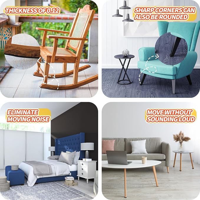 Felt Furniture Pads, Heavy Duty Felts Strip Roll - Image 7