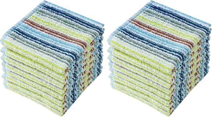 Oeleky Kitchen Dishcloths for Washing Dishes, Ultra Absorbent Dish Rags by OELEKY