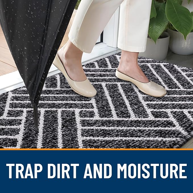OLANLY Indoor Door Mat, 36x24 Inch, Dirt Resistant and Absorbent, Non-Slip - Image 2