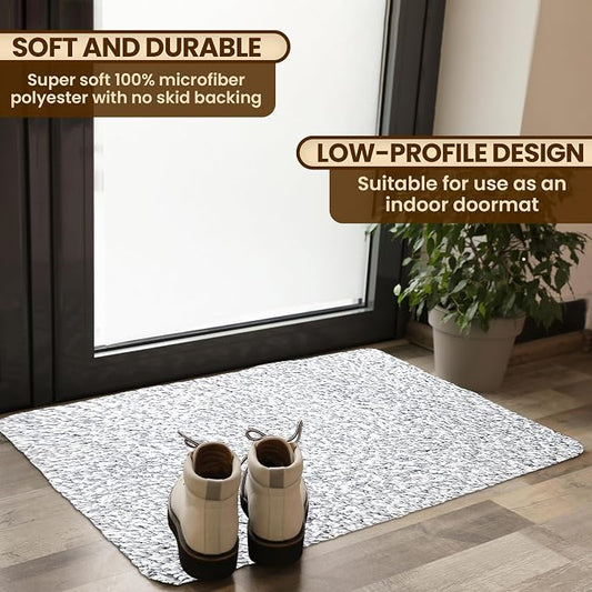 Premium Microfiber Indoor Door Mat – 24"x36" Washable Entry Mat, Waterproof - Image 2