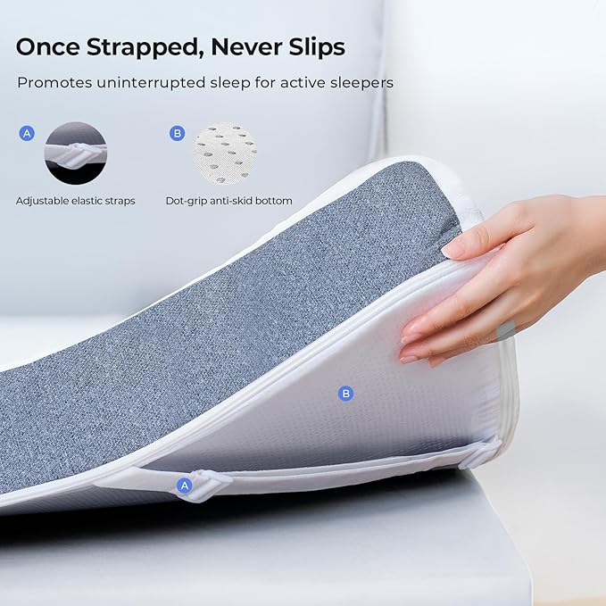 Cooling Mattress Topper Twin Size 4 Inch, Cooling Gel & Bamboo Charcoal Memory Foam Mattress Topper for Back Pain Relief, Firm Dual-Layer Foam Bed Pad with Removable Cover College Dorm