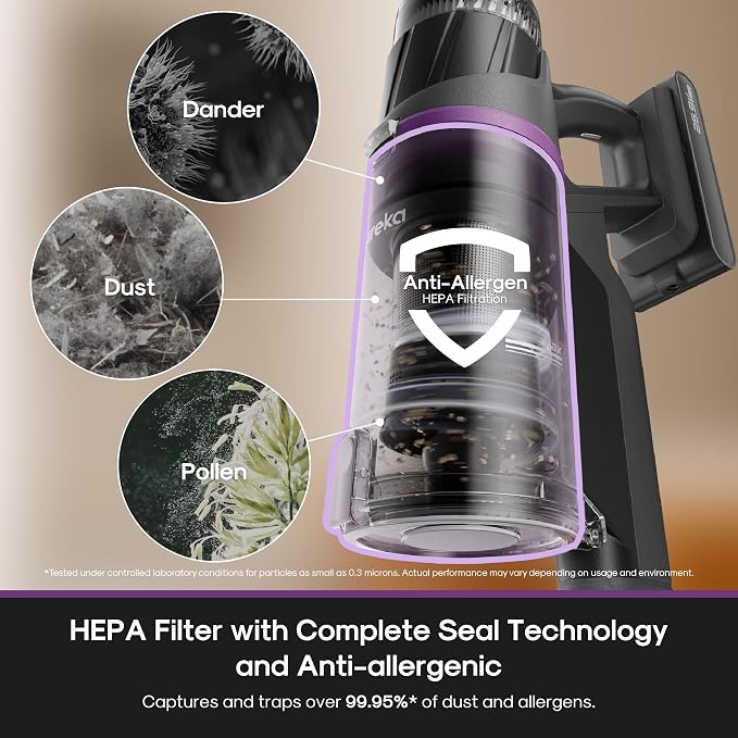 Eureka Cordless Stick Vacuum Cleaner ReactiSense 440, 60-Min Runtime, - Image 5
