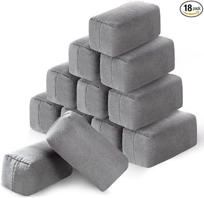 Riakrum 18 Pack Microfiber Applicator Pads Suede Car Detailing Sponge Ceramic by Riakrum