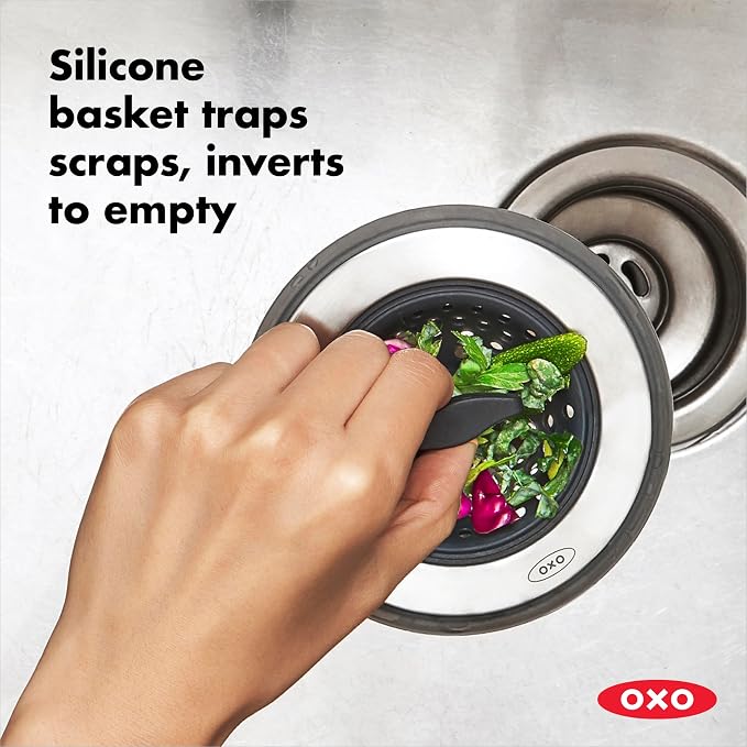OXO Good Grips 2-in-1 Sink Strainer Stopper - Image 3