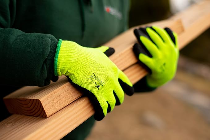 G & F 1516 12 Pairs Pack Premium High Visibility Low emissions Green Work and - Image 3