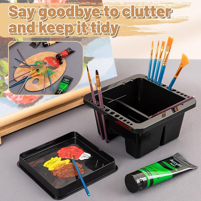 MyLifeUNIT Paint Brush Cleaner, Paint Brush Holder and Organizers - Image 3