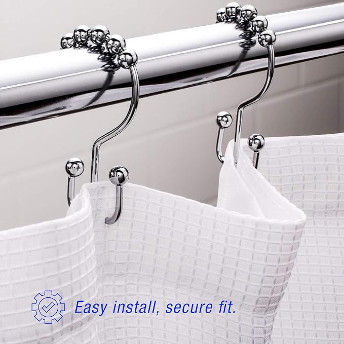 2lbDepot Shower Curtain Rings Hooks - Image 6