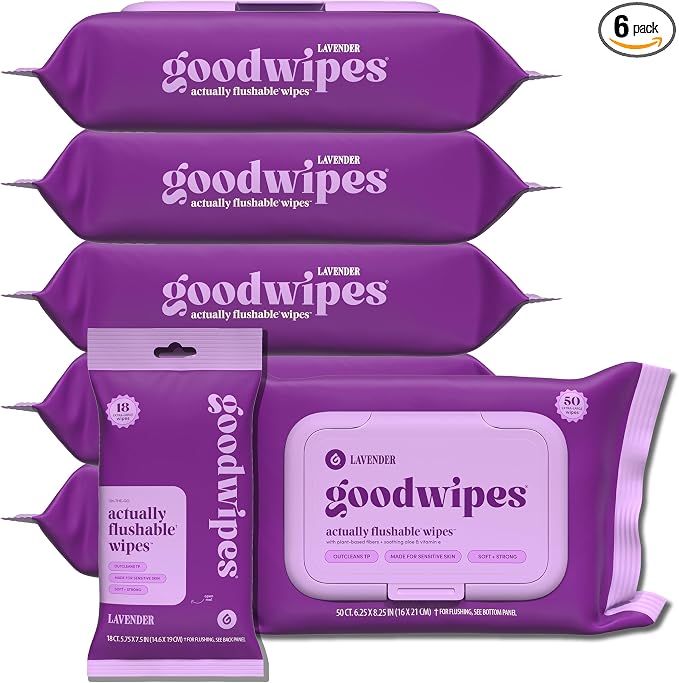 goodwipes Flushable Butt Wipes by goodwipes