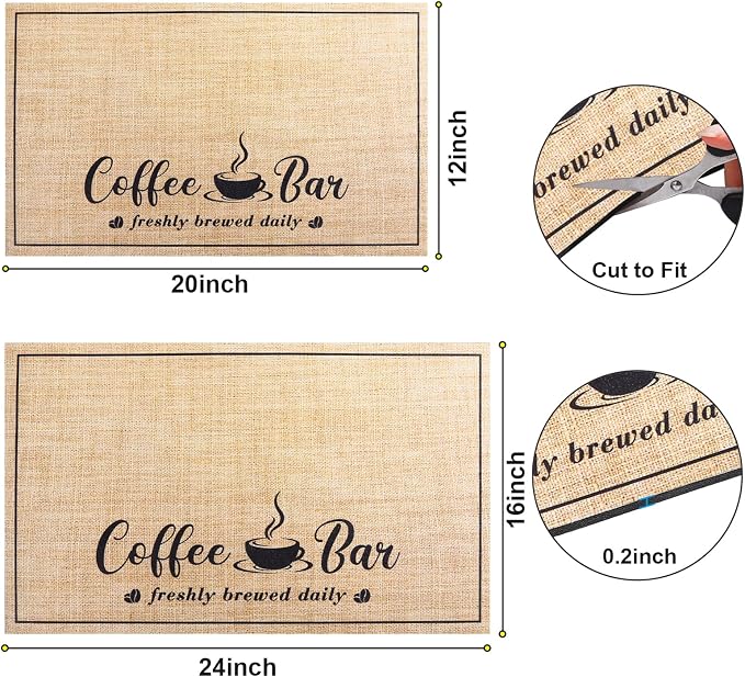 Absorbent Coffee Mat, Fashion Dish Drying Mat - Image 6