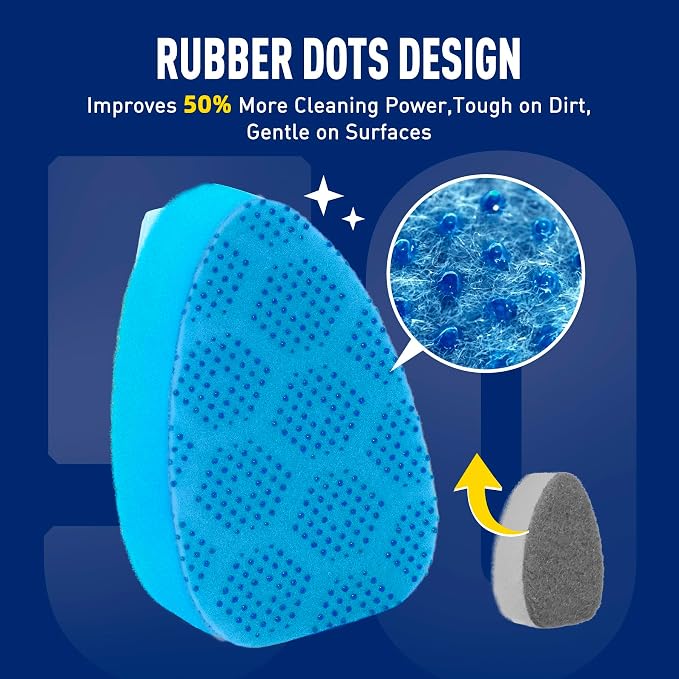 Scrub Dots Dishwand Refills Sponge Heads, Dish Wand Refill, Scrubber - Image 3