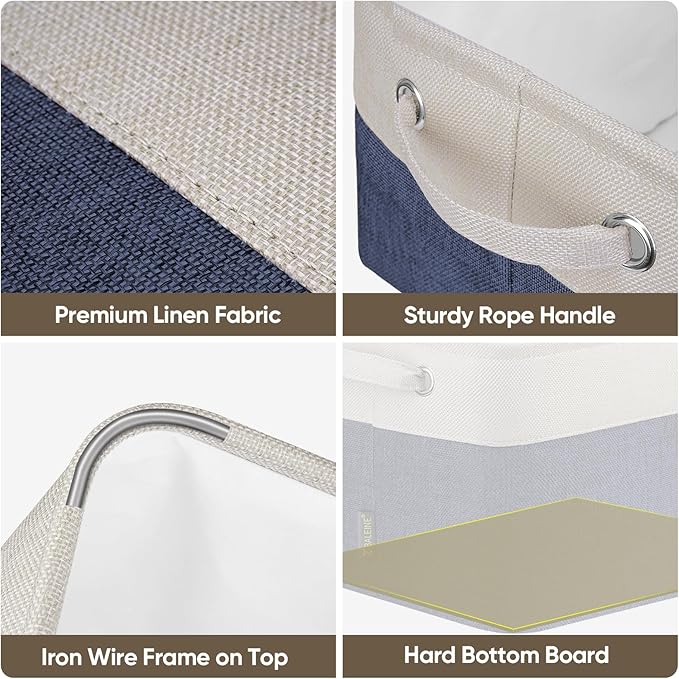 BALEINE 2 Pack Fabric Storage Bins - Image 7