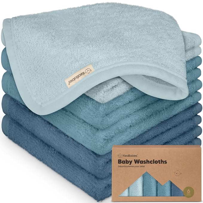 6-Pack Baby Washcloths by KeaBabies