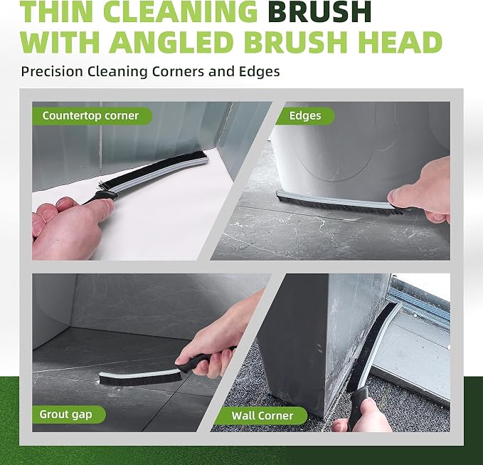 Cleaning Brush - Hard Bristle Crevice Cleaning Brush - Image 4