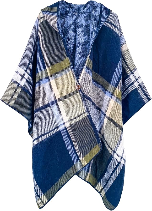 Breezy Lane Women's Shawl Wraps Warm Poncho Ruana Wrap Cardigan