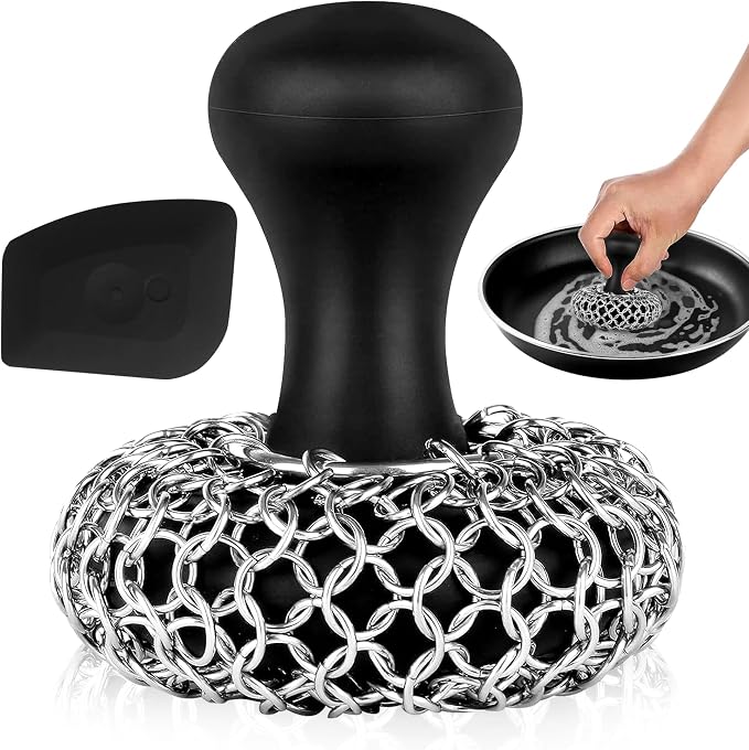 Zylark 316L Chainmail Scrubber Cleaner by ZYLARK