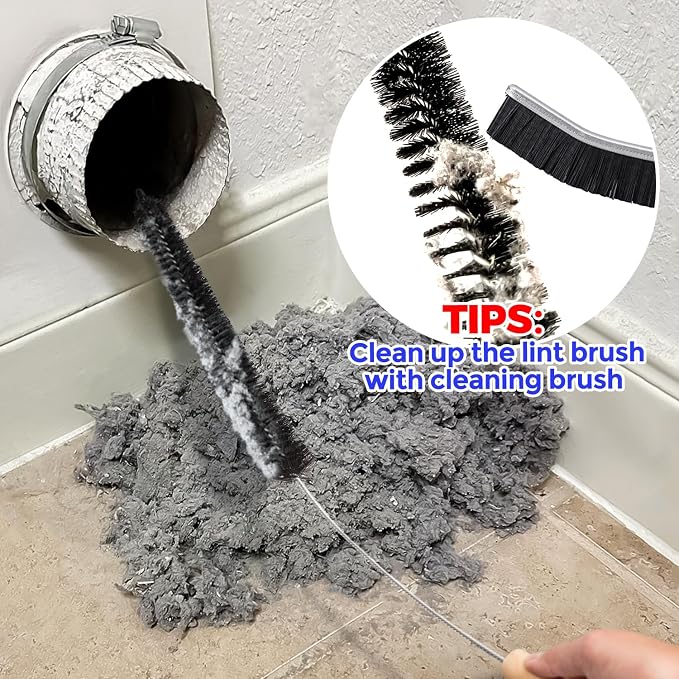 Holikme 3 Pieces Dryer Vent Cleaner Kit - Image 4