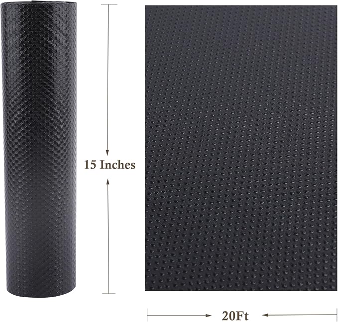 Cabinet Shelf Liners 15 Inch Wide X 20 Ft Kitchen Drawer Liner Non-Adhesive - Image 7