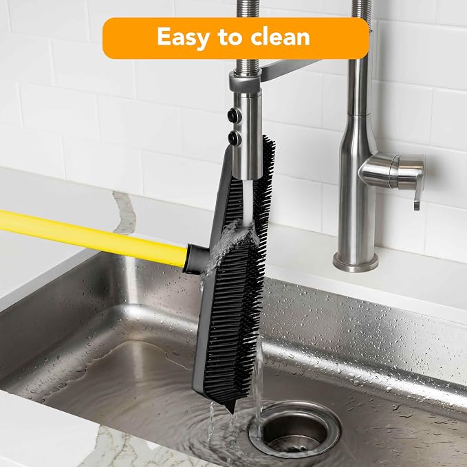 FURemover Sweep Pet Hair Rubber Broom - Image 9