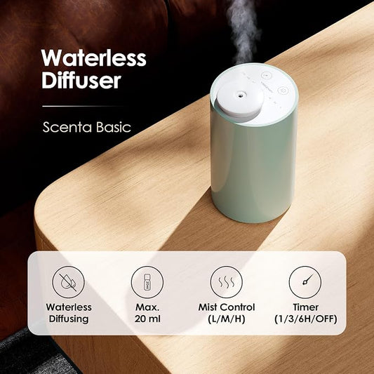 Waterless Diffuser for Essential Oil, Battery Operated Nebulizer, 0.7 Fl.Oz./ - Image 2