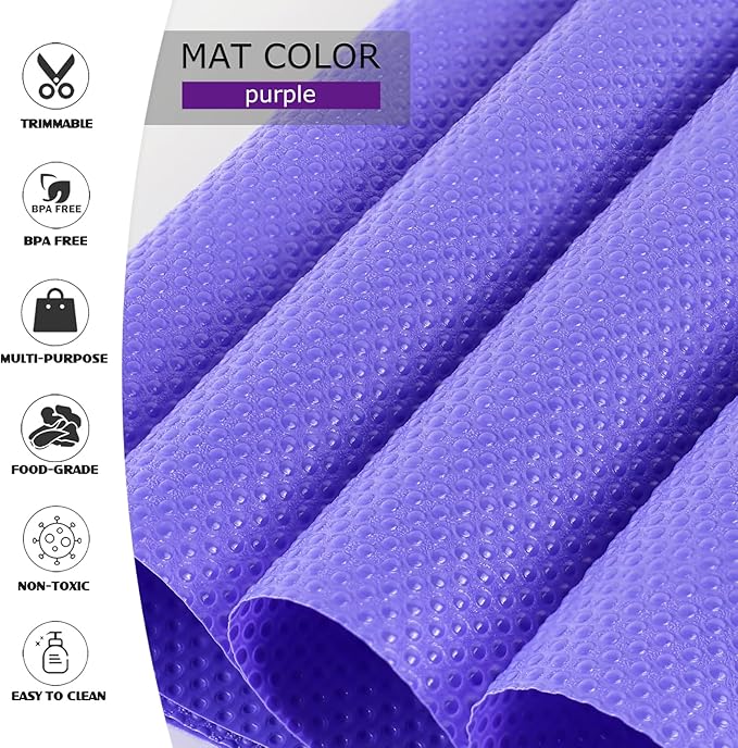 10Pcs Refrigerator Liners, Washable Fridge Liner Shelf Mats Refrigerator Pads - Image 3
