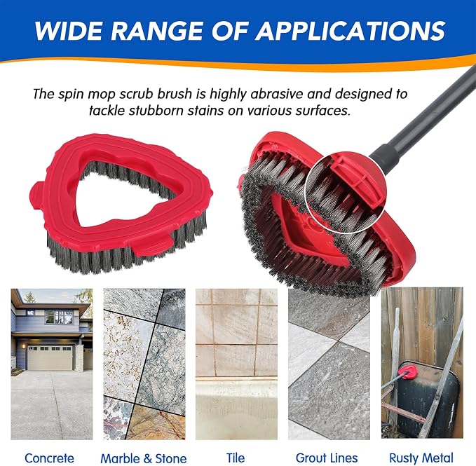 Wire Scrub Brush Head Compatible - Image 3