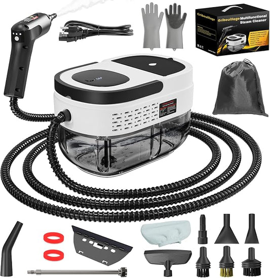 Handheld Steam Cleaner for Home, 2500W High Temperature Pressurized Machine by Gribouillage