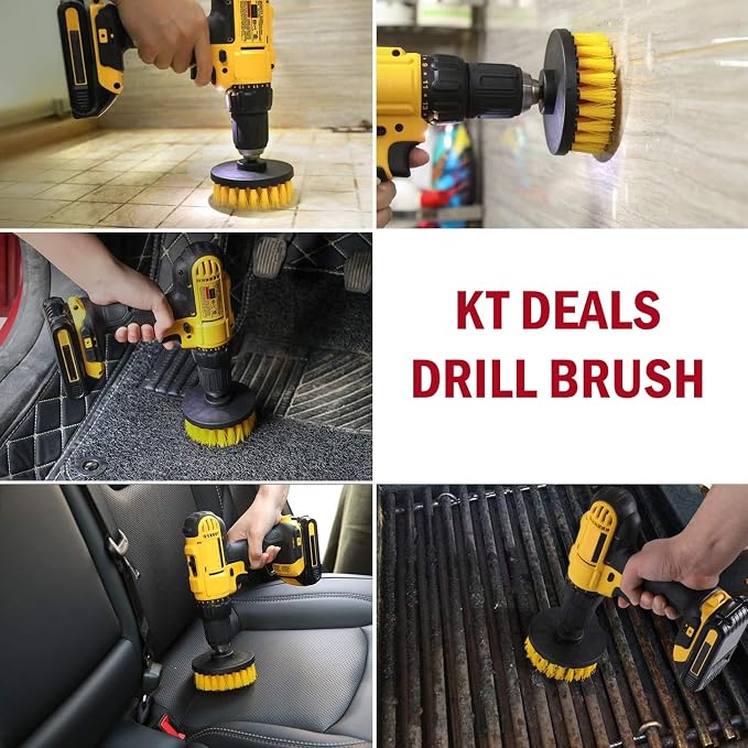 Drill Brush Car Detailing Attachment Set - Image 2