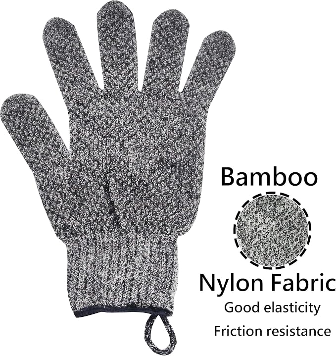 Exfoliating Gloves with Hanging Loop - Image 2