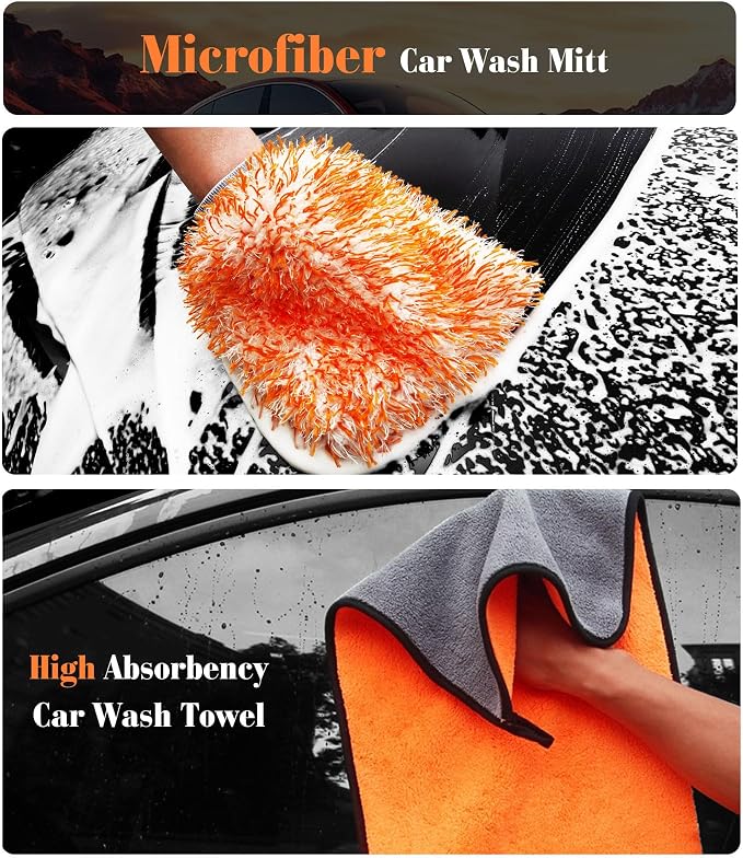 YeewayVeh 7PCS Motorcycle Cleaning Kit - Image 7